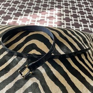 Bijan of Beverly Hills black crocodile belt